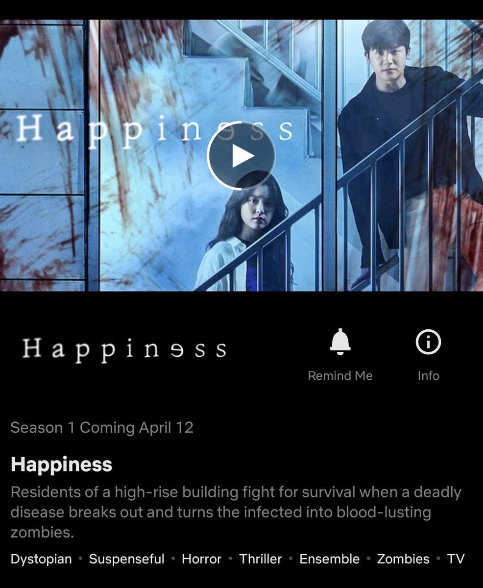 kdramarchive's tweet photo. #Happiness starring our beloved #ParkHyungsik and #HanHyojoo is finally coming on Netflix on 12 April!! I hope it trends in top 10 and gets the attention it deserves 🥲 https://t.co/9jnogNr1hW