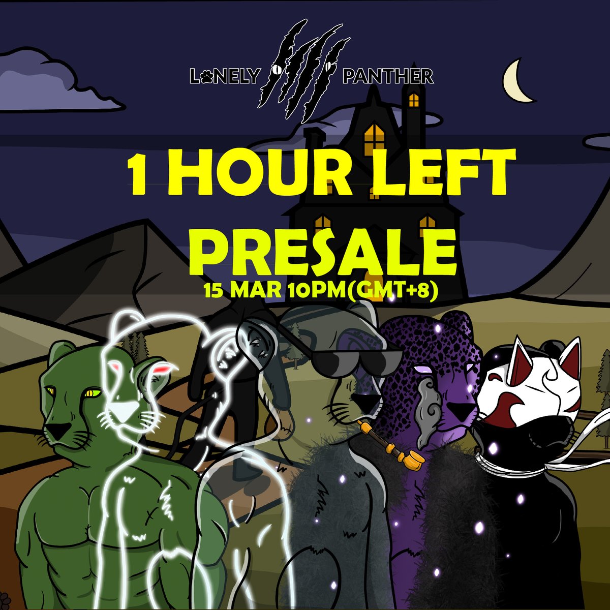 Counting 1 hour left to Presale : PP!!

#nft #nfts #nftcommunity #nftdrops #nftdrop #NFTCollection