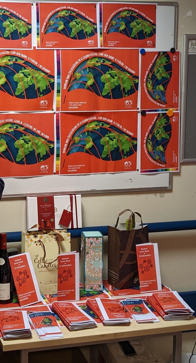 SteLangton's tweet photo. Delighted to put on an event celebrating #WSWD2022 @StColumcillesH1  highlighting the work of the MSW team, our role in a hospital setting along with the importance of emphasizing human rights for the patients we work with @SWs4Change @IASW_IRL @CORUIreland https://t.co/w08NnTEByo