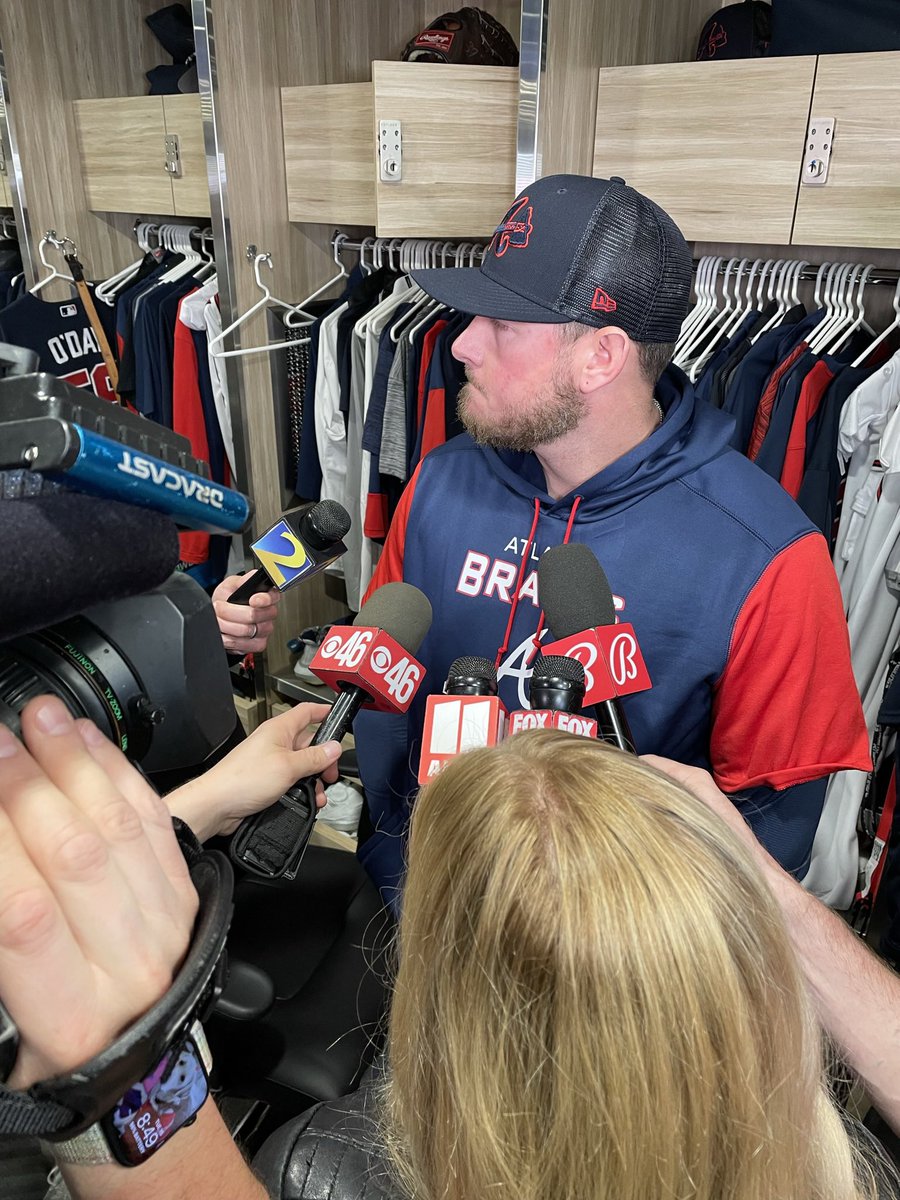 Justin_FOX5's tweet photo. “When I think Atlanta Braves, I think Freddie Freeman.”
—Reliever Tyler Matzek https://t.co/S5FlTOmGQd