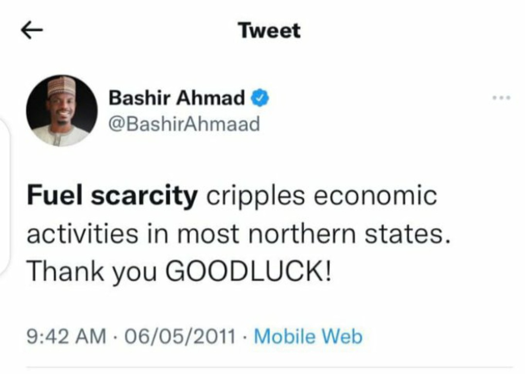 Mindset_Post's tweet photo. No Light, No Fuel, No School, No Job, No Security.

Thank you BUHARI! https://t.co/I54DpTO09H