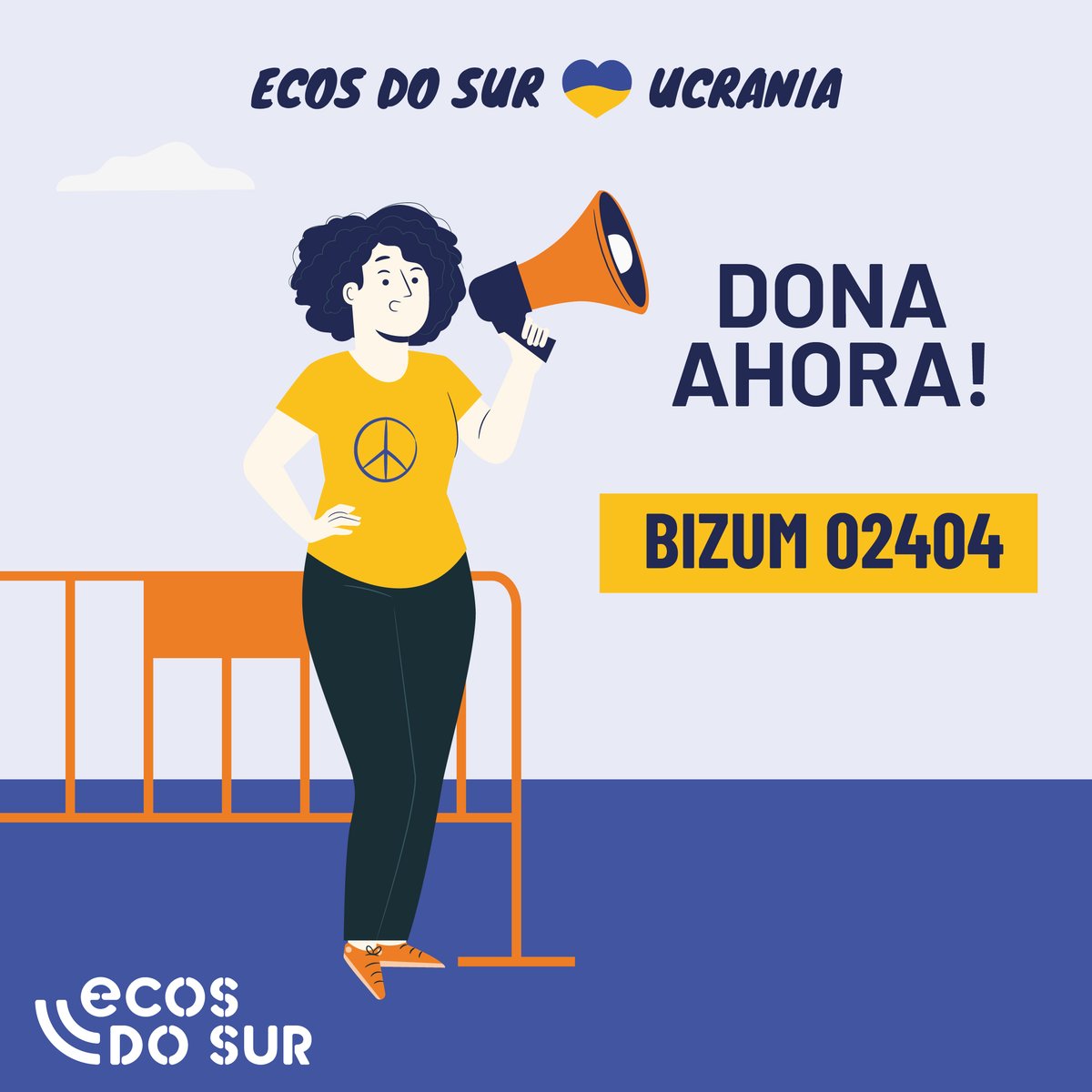 ecosdosur's tweet image. 🌟#EcosdoSur lleva 25 años acompañando a las personas refugiadas en su viaje más largo. ¿Cómo podemos, desde #Galicia, echar una mano a #Ucrania? 👇🏾 Ser socio/a o hacernos un #Bizum es más importante de lo que imaginas: ecosdosur.org/refugiados Cuenta con nosotros y... Comparte💙