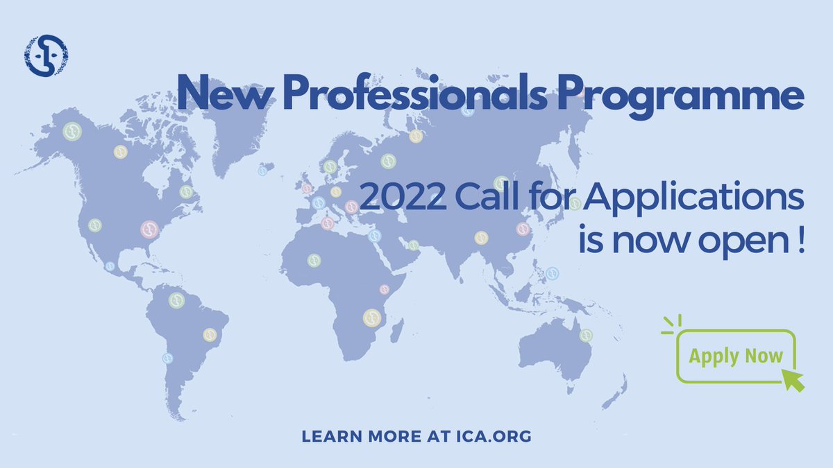 ICArchiv_NP's tweet photo. The 2022 Call for Applications for the New Professionals Programme (NPP) is now open!
The NPP offers the opportunity for up to 6 new professionals to attend the ICA Abu Dhabi Congress 2023, have the support of a mentor & more!
>>> https://t.co/NnAeTNBBO7 https://t.co/A4nM23E8Dp