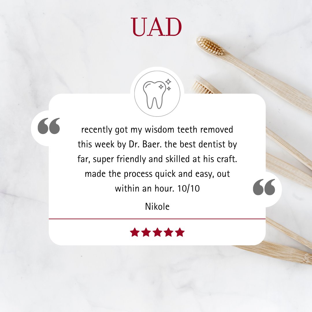 UADChicago's tweet photo. We always appreciate our patients leaving reviews! #dentaloffice #dentist #patientreviews #chicagodentist 💙 https://t.co/DRNjbYKVKW