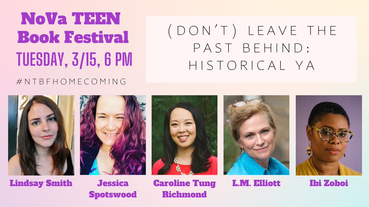NoVaTEENBF's tweet photo. Join us for our second panel of NoVaTEEN: Homecoming TONIGHT! We will be joined by FIVE amazing Historical YA authors! You need to register to get the link, so don't miss out! #NTBF22 Register here - https://t.co/8dhT7gku8V https://t.co/VBHcSTYpA6