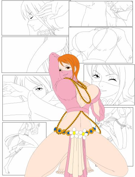 QueenMiko2's tweet photo. Surrender to Namis beauty my slaves. You cant help but to enslave yourselfs to her arrousing curves and worship the ground her bare sole touches. (sketch for upcomming pages of Namis road soon on my patreon) https://t.co/UnbzFkkaKZ