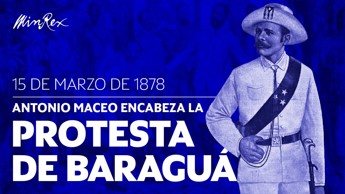 “La voluntad de Baraguá, el espíritu de no rendirse jamás y no desfallecer jamás en la lucha fue lo que hizo posible los éxitos, lo que hizo posible la Revolución (...)” FIDEL

Con la herencia de dignidad y patriotismo de esa histórica Protesta #CubaVive.