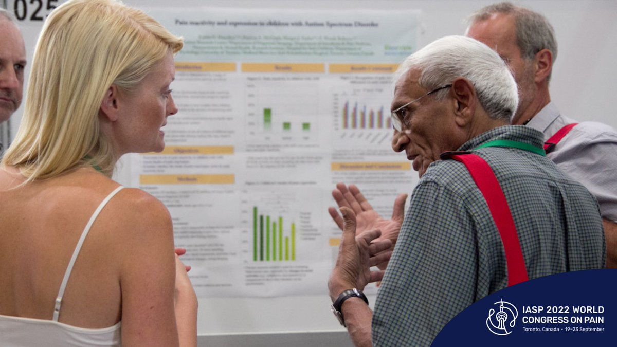 Submit your poster abstracts for #IASP2022 by Friday, 18 March. Selected authors will have the opportunity to present their research to thousands of delegates at the preeminent global pain meeting. bit.ly/33ET06r