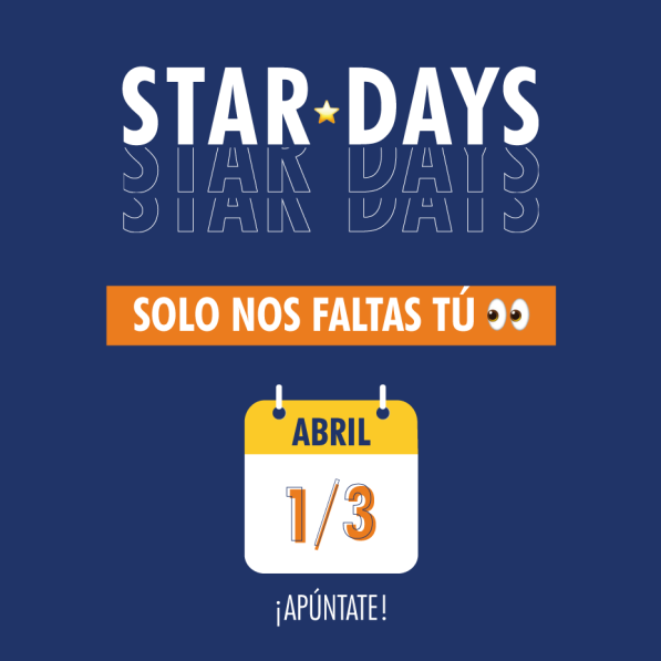 Startup_VLC's tweet photo. 📣 @StartupsStar celebra 'Star Days' del 1 al 3 de abril

3 días de puro talento #emprendedor, creando un proyecto único y compitiendo para 🗣 pitchear ante inversores y profesionales del sector en una gran final

¡Apúntate antes del 25 de marzo! ✍ https://t.co/hPPMj6mGER https://t.co/WlgdZgrL3t