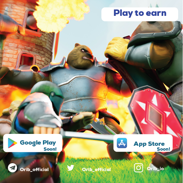 orib_official's tweet photo. #oribwar is the first #playtoearn #game on #orib, more news to come https://t.co/NoRZoFBmEk