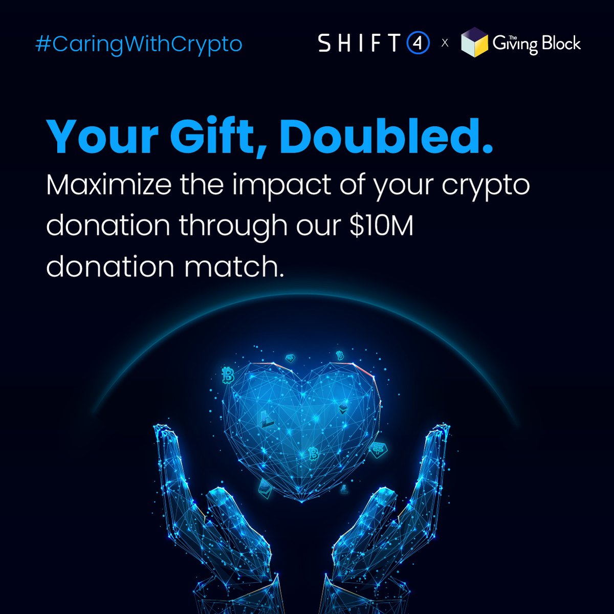 RMHC Detroit (@rmhc_detroit) on Twitter photo All crypto donations made to <a href="/RMHC_Detroit/">RMHC Detroit</a> can be DOUBLED starting today, thanks to a $10M matching crypto fundraising initiative from our friends <a href="/TheGivingBlock/">The Giving Block</a> and <a href="/Shift4/">Shift4</a>! #caringwithcrypto #keepingfamiliesclose All crypto donations made to <a href="/RMHC_Detroit/">RMHC Detroit</a> can be DOUBLED starting today, thanks to a $10M matching crypto fundraising initiative from our friends <a href="/TheGivingBlock/">The Giving Block</a> and <a href="/Shift4/">Shift4</a>! #caringwithcrypto #keepingfamiliesclose