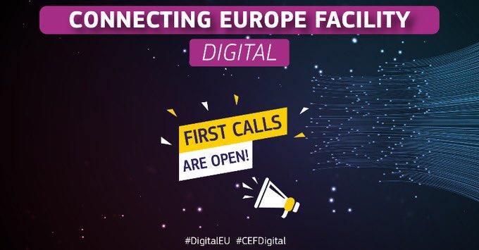 GabrielMariya's tweet photo. π£ #LastCall for proposals on #5GForSmartCommunities !
Join the #CEFDigitalprogramme & share your #5G project so we can build together the pillars for #EUDigitalEducation. πͺπΊπ©βππ±
Apply by 22 Marchπ
https://t.co/GVV1ZB0Vx3
#DEAP https://t.co/H76NhaeaF5