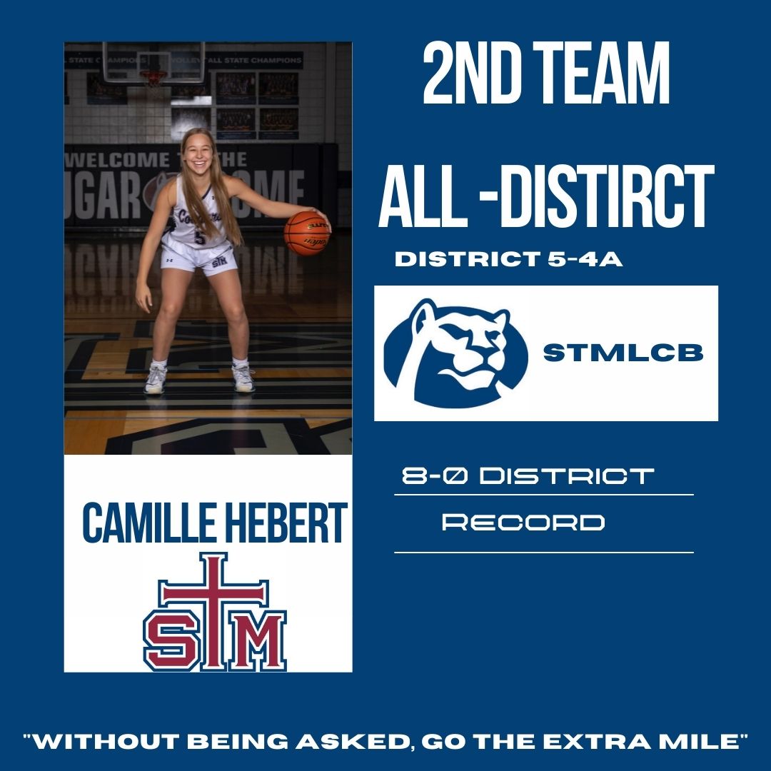 STMLCB's tweet photo. Congrats to @sophie_perkins1 @TurnUptheAC13 @camillehebert_ and @DomingueColleen for making all district! 
Go Cougars! 
@STMathleticsnow https://t.co/g80KbzzPzb