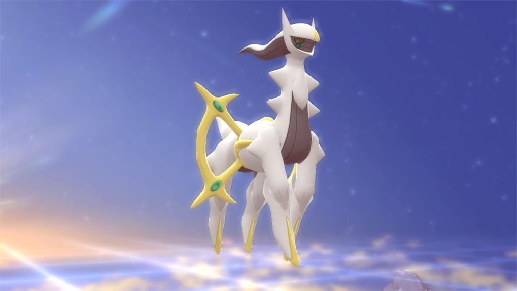 CentroPokemon's tweet photo. A partir de mañana con la nueva actualización de Pokémon Diamante Brillante y Perla a Reluciente, se podrá conseguir a Arceus siempre y cuando tengas datos de guardado de Pokémon Legends: Arceus en la misma consola. https://t.co/cmEU9xFWPF
