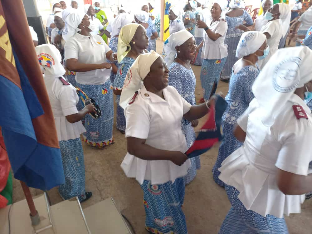 SalArmyGh's tweet photo. The Salvation Army Women's Ministries in Accra, recently gathered together for a special day of prayer and fasting. May they continue to grow closer to God during these times. https://t.co/4qlW1QBm9S
