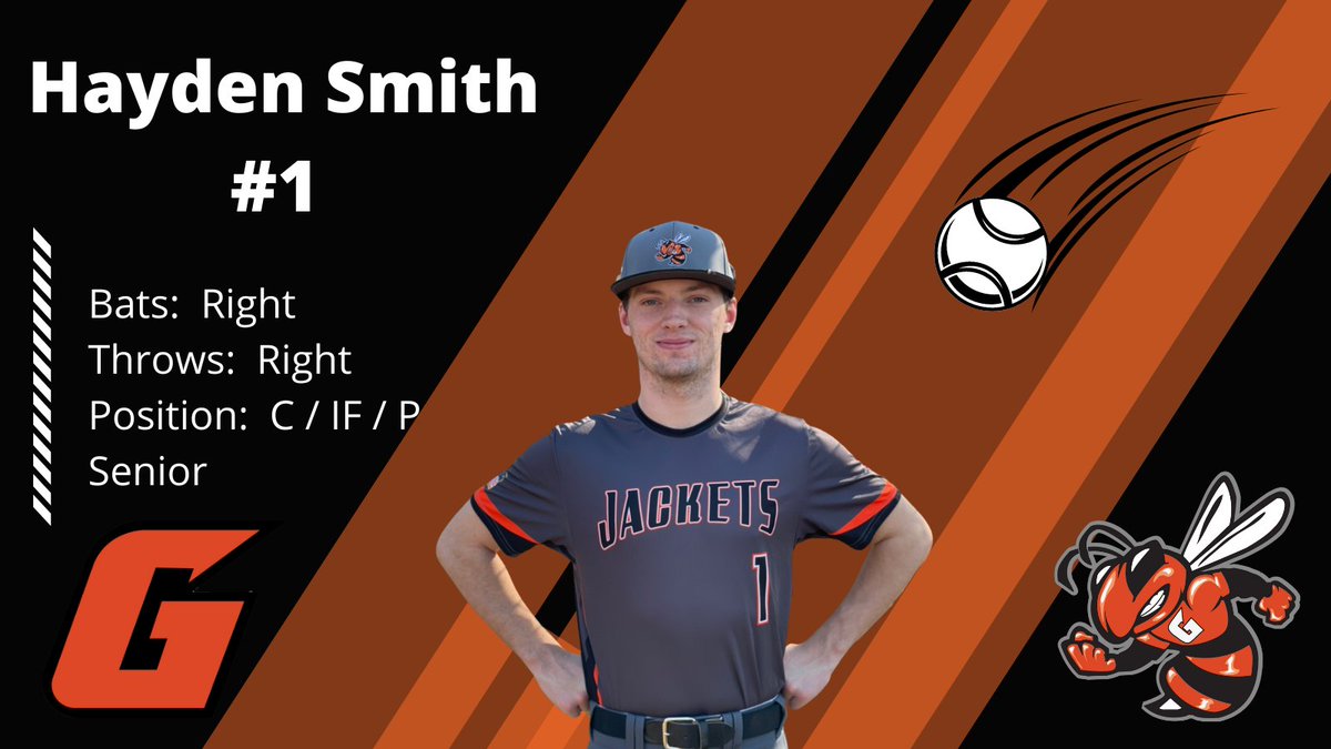 Our final senior for the Jackets is Hayden Smith.  Hayden.  Hayden will be a pivotal player for the Jackets as an infielder, catcher and pitcher.  We are looking forward to a strong senior campaign for Hayden.  <a href="/JacketAthletic/">Greenfield Athletics</a>  <a href="/Haydensmith1112/">Hayden Smith</a>