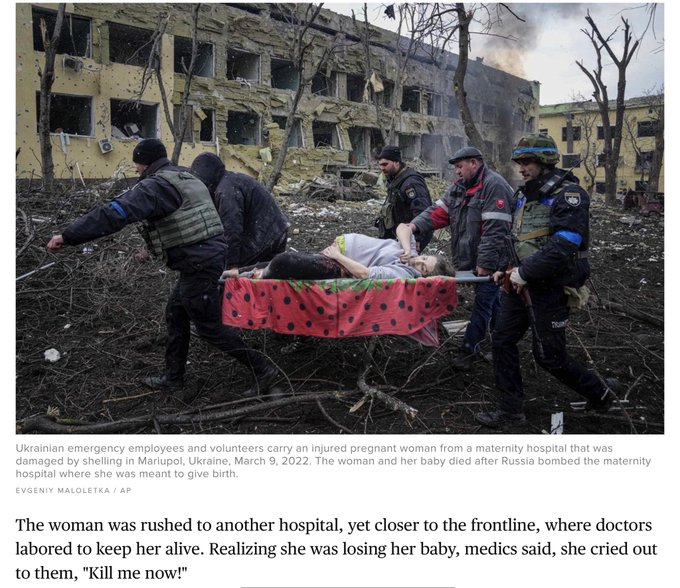 jeffmac67's tweet photo. @RussiaUN @mfa_russia @PMSimferopol @rusemb_pl @amrusbel @AmbRusFrance @RussianEmbassy @white_lenka @evjournalist @UNCANews @UN_Report Is this your best justification for killing innocent women and children? You are war criminals. Get out of Ukraine. Пу́тин — хуйло́. https://t.co/oRmjYjrmLE