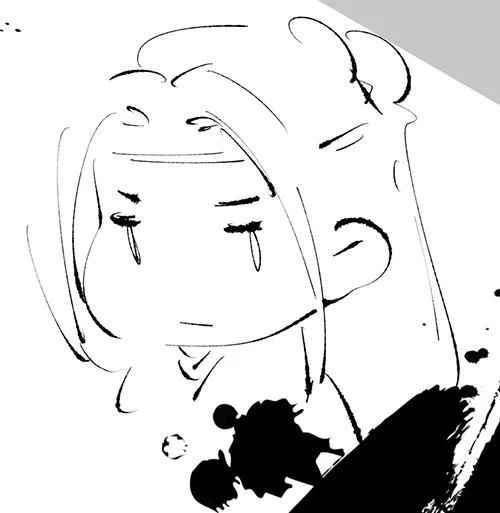 ペンの試し描きに10秒で生成されるがんこうくん 
