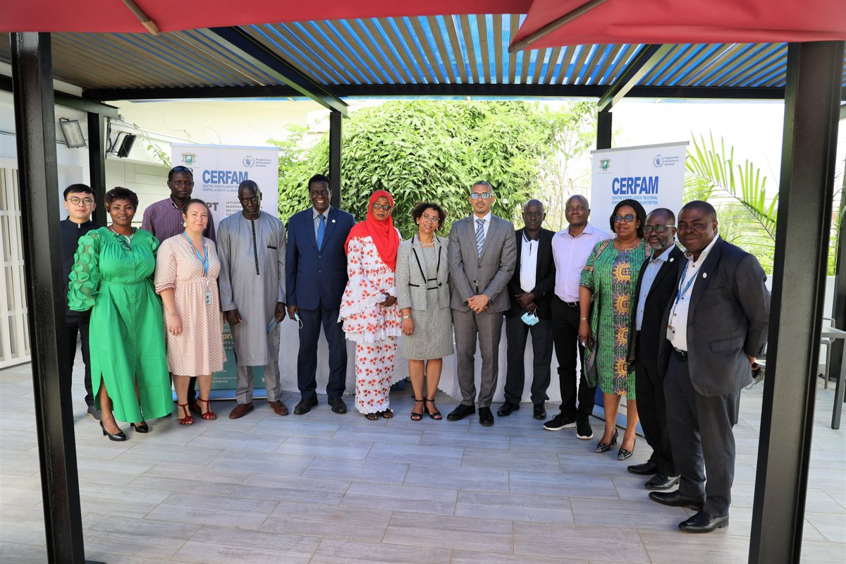 CERFAM_4_Africa's tweet photo. #cooperation  
From March 15-20, 2022, CERFAM &amp; @WFP_Cotedivoire welcome experts from ministries of The Gambia, &amp; @WFP_TheGambia for a study visit tour to Côte d'Ivoire to learn good practices that ensured continuity of Home-Grown School Feeding market access during #COVID19 . https://t.co/IrmSxCeH1W