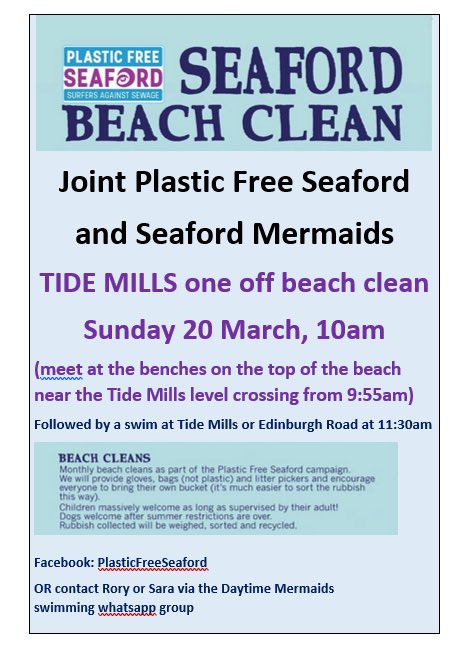 Sara Meddings (@sarameddings) on Twitter photo ā¦Joint Plastic Free Seaford and Seaford Mermaids one off Tide Mills Beach clean this Sunday 20 March at 10am <a href="/RefillSN/">Refill Seaford and Newhaven</a>ā© ā¦<a href="/AllianceSeaford/">Seaford Environmental Alliance</a>ā© ā¦Joint Plastic Free Seaford and Seaford Mermaids one off Tide Mills Beach clean this Sunday 20 March at 10am <a href="/RefillSN/">Refill Seaford and Newhaven</a>ā© ā¦<a href="/AllianceSeaford/">Seaford Environmental Alliance</a>ā©