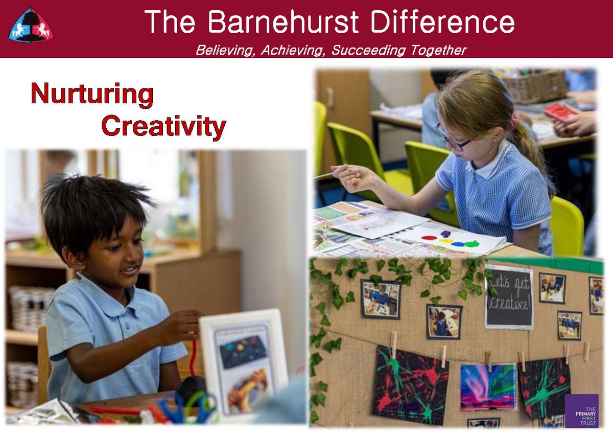 barnehurstfederation.co.uk
@BarnehurstSch #nurturingcreativity