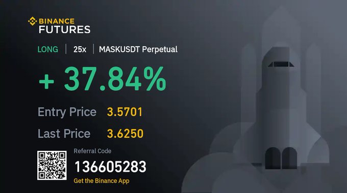 PARS_ALFATRADER's tweet photo. #mask #mask #mask 

roketiz dostlarım yine %30-40-50 ler hava da uçuşuyor güle güle harcayın değerli dostlarım 🚀🚀💵💵

#btc #eth #bnb https://t.co/SmeTkuyM1D