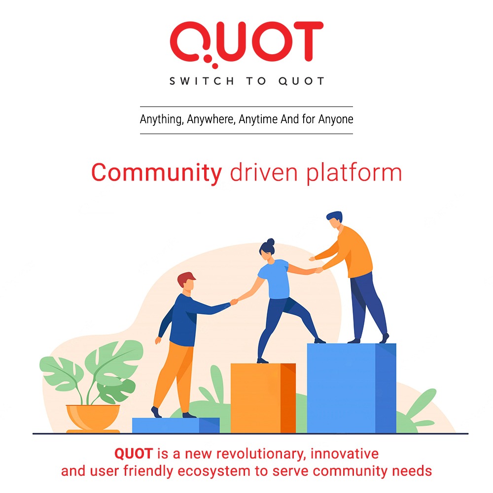 switchtoquot's tweet photo. Everything is possible and made simple in an effective new revolutionary user-friendly environment for everyone and everything.
Sign up and earn your membership rewards now. Learn more: https://t.co/hHhBPDSQdo
#QUOT #SWITCHTOQUOT #community #onlineplatform #services #online https://t.co/VaI4kpw19n