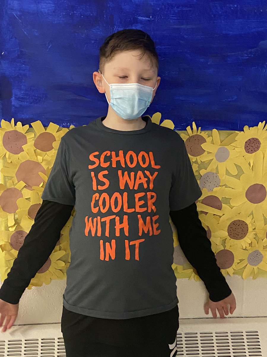 sjboscoschool's tweet photo. Read My Shirt Day is a big hit at SJB! @NLESDCA @NLTeachersAssoc #educationweek #spiritweek #placetogrow https://t.co/IdicWrusu1