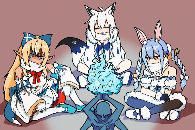 ホロライブ葦名 #絵フブキ #しらぬえ #ぺこらーと 