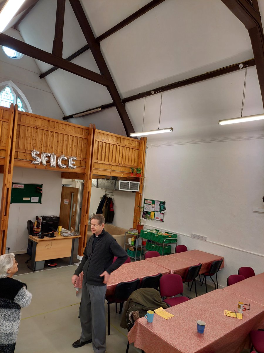 nottmchurches's tweet photo. It was a pleasure to visit @SFiCEFoundation this morning, who are the new tenants at All Saints' Hall.  This organisation does wonderful work, offering food, support, health services and much more to the homeless community in Nottingham. https://t.co/gSXkVIwuou