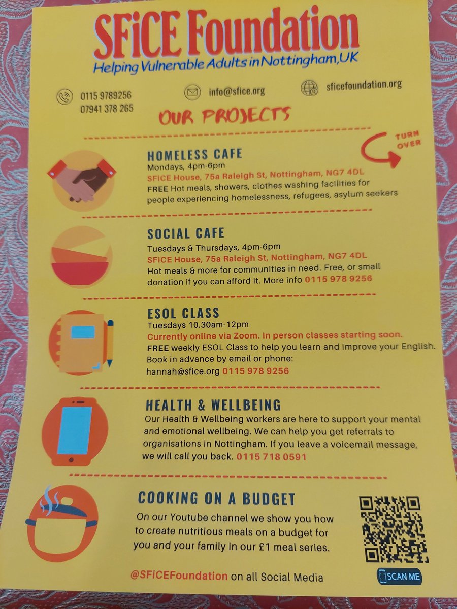 It was a pleasure to visit <a href="/SFiCEFoundation/">SFiCE Foundation</a> this morning, who are the new tenants at All Saints' Hall.  This organisation does wonderful work, offering food, support, health services and much more to the homeless community in Nottingham.