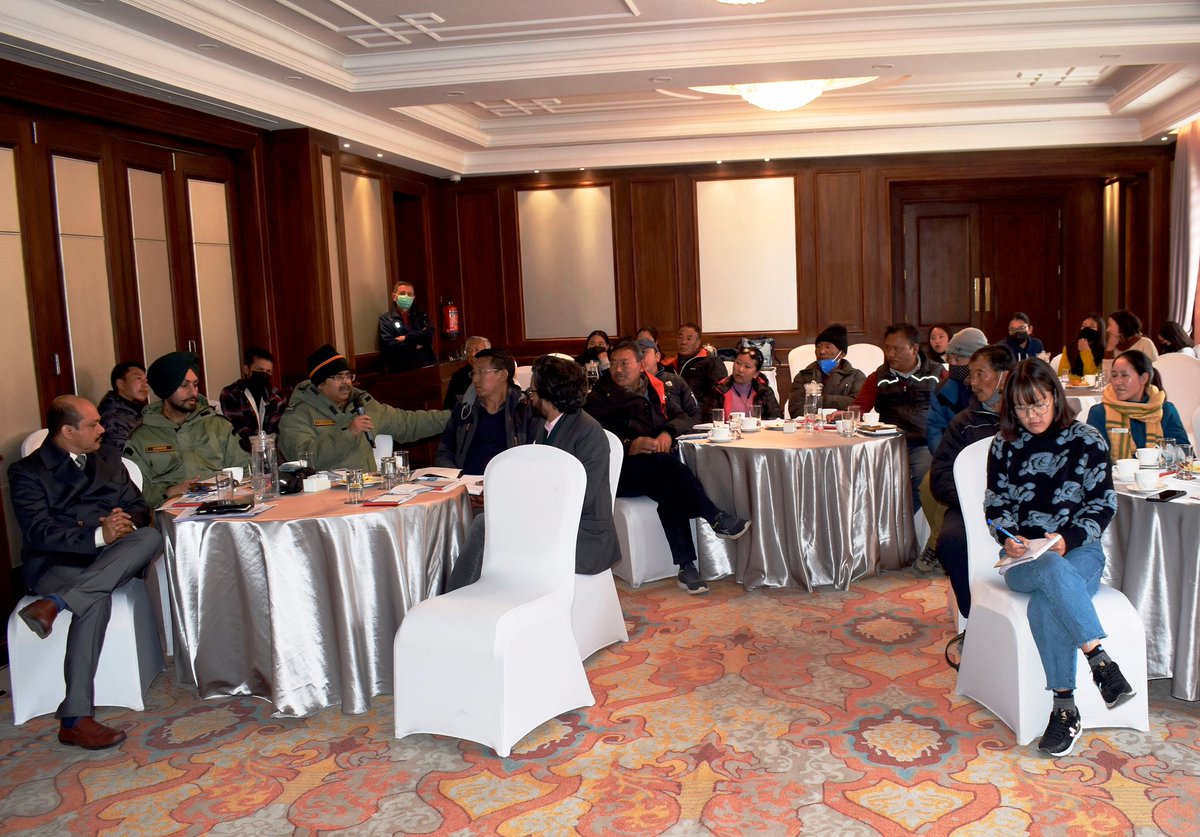 firefurycorps's tweet photo. #WildlifeAwareness #GuardiansOfEnvironment @firefurycorps is proud to be associated with symposium on wildlife consciousness conducted by Department of Wildlife Protection @ut_ladakh #leh wherein officials of #IA  engaged &amp; shared their views on #WildLife
@adgpi @NorthernComd_IA https://t.co/7lU5sHlsiA