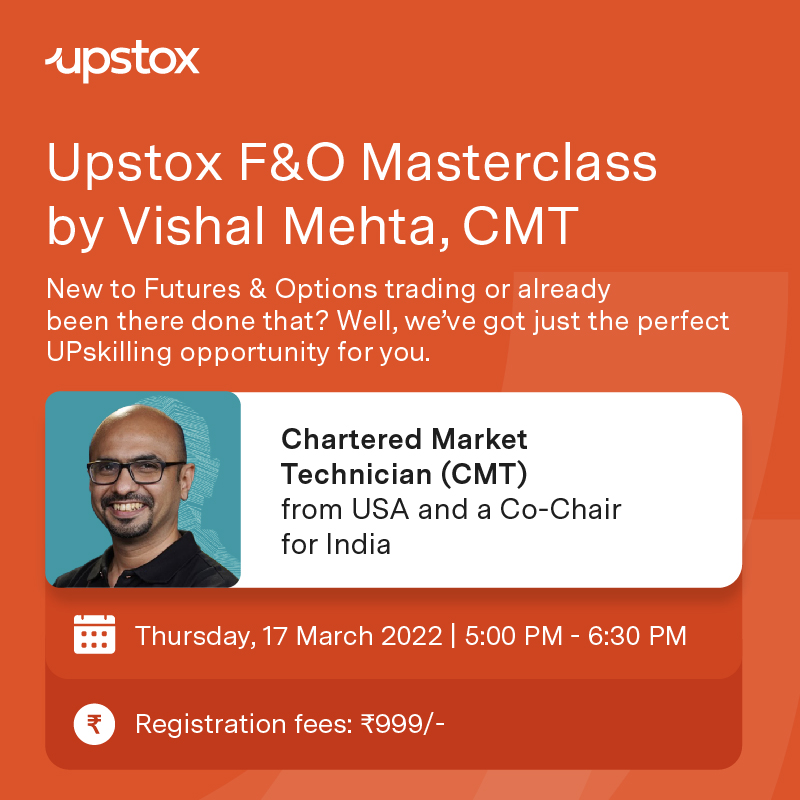 upstox's tweet photo. How to navigate a volatile market as an F&amp;O trader?

Sign up for an exclusive Upstox Masterclass by Vishal Mehta to get practical and theoretical insights on F&amp;O trading.

Limited seats up for grabs.

Click on the image below to register.