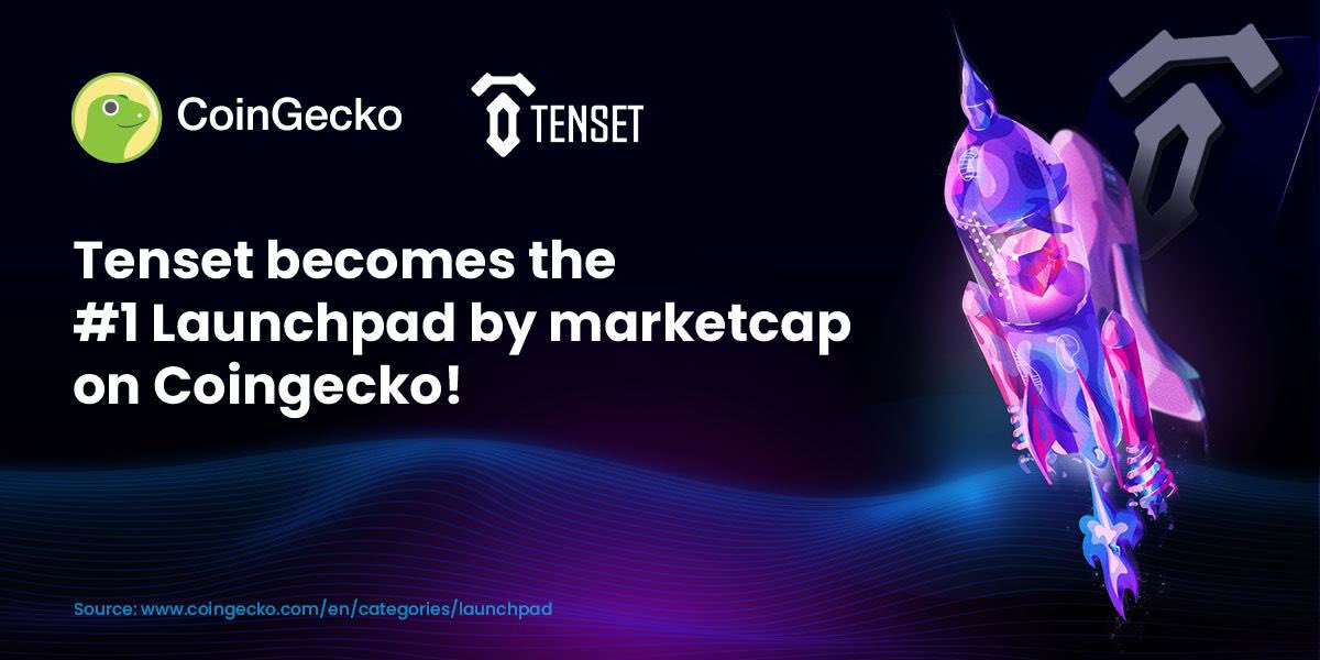 Redacted_TenseT's tweet photo. Tenset has OFFICIALLY become the #1 launchpad in crypto space according to @coingecko rank!
It makes us fully motivated to work!
The next project is approaching, stay tuned and prepare your #10set for the #TGLP locking to reopen!
LAST 1900 SPOTS LEFT!
https://t.co/jwXk3Y7QoK https://t.co/gXRSVHGNCj
