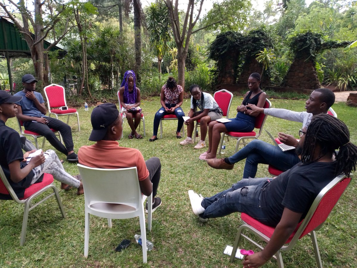 MagambaNetwork's tweet photo. Visuals from the just ended @Voice2RepZW jump off , welcoming the 2022 incoming cohort and introducing them to the program through team building and introduction workshops. https://t.co/pjhcx5TNXJ