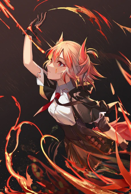 浴火。

-
#アークナイツ #菲亚梅塔 