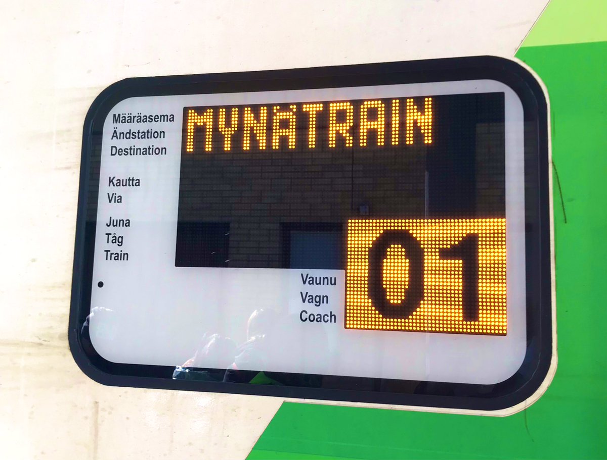 HannukainenJuho's tweet photo. IC-junalla Mynämäelle! 😲 Koeajettiin Uudenkaupungin-rataa kesäkuun @JukolanViesti varten - silloin ajetaan kaukojunia #Mynämäki asti! 🤩🏃‍♂️🏃‍♀️👏🏼 Liput jo myynnissä! 💪🏼 #jukola #jukolanviesti  #uusikaupunki @VarsinaisSuomi https://t.co/5f0oo4JmNU