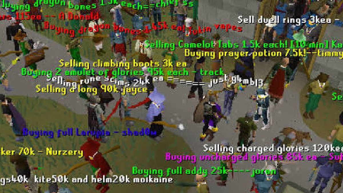 How an entire generation learned more about money, economics, &amp; business from a game called "RUNESCAPE" than they did from 12 years in school

A thread.