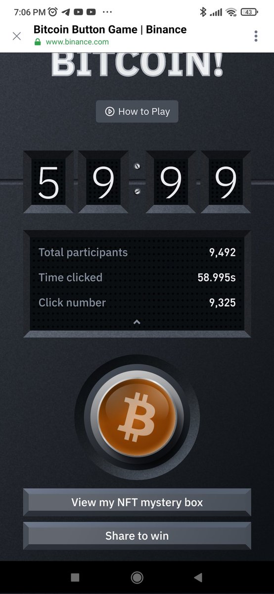 Bhuone_kc's tweet photo. #BitcoinButton #Binance https://t.co/A4Yf3G2ruF