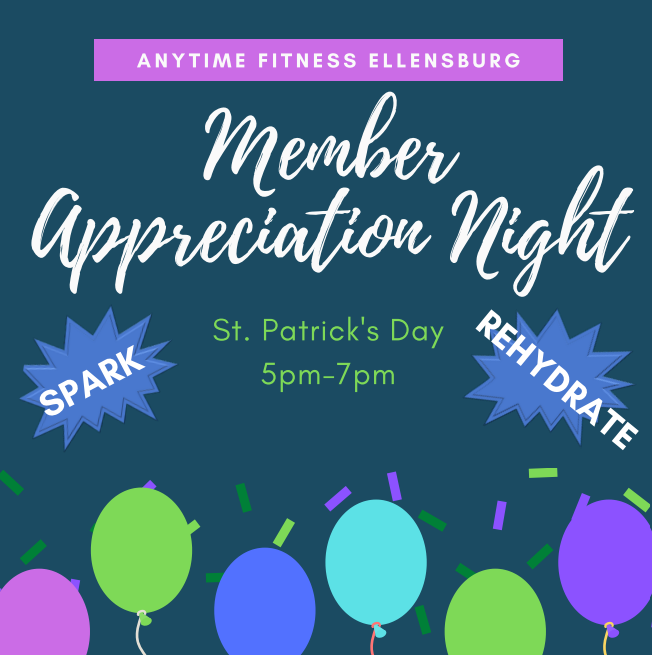 We will be celebrating St. Patrick's Day by passing out Advocare Spark and Advocare Rehydrate this Thursday night to our members who come in and workout 💪💚
#advocare #spark #advocarerehydrate #anytimefitness #stpatricksdaycelebration #fitnessfam