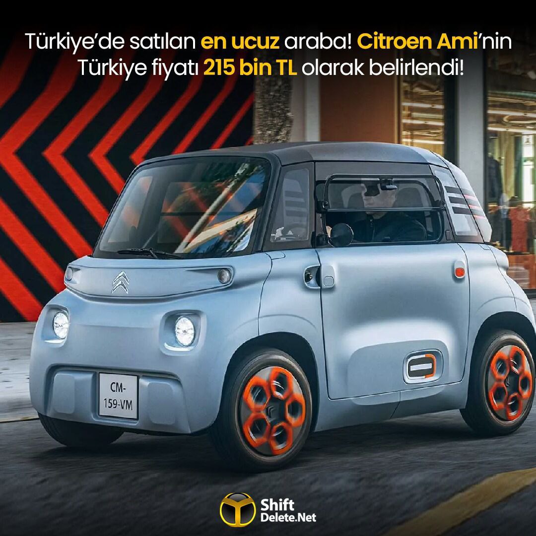 Citroen Ami'nin Türkiye fiyatı 215 bin TL olarak belirlendi. Sizce bu fiyata değer mi? 🤔