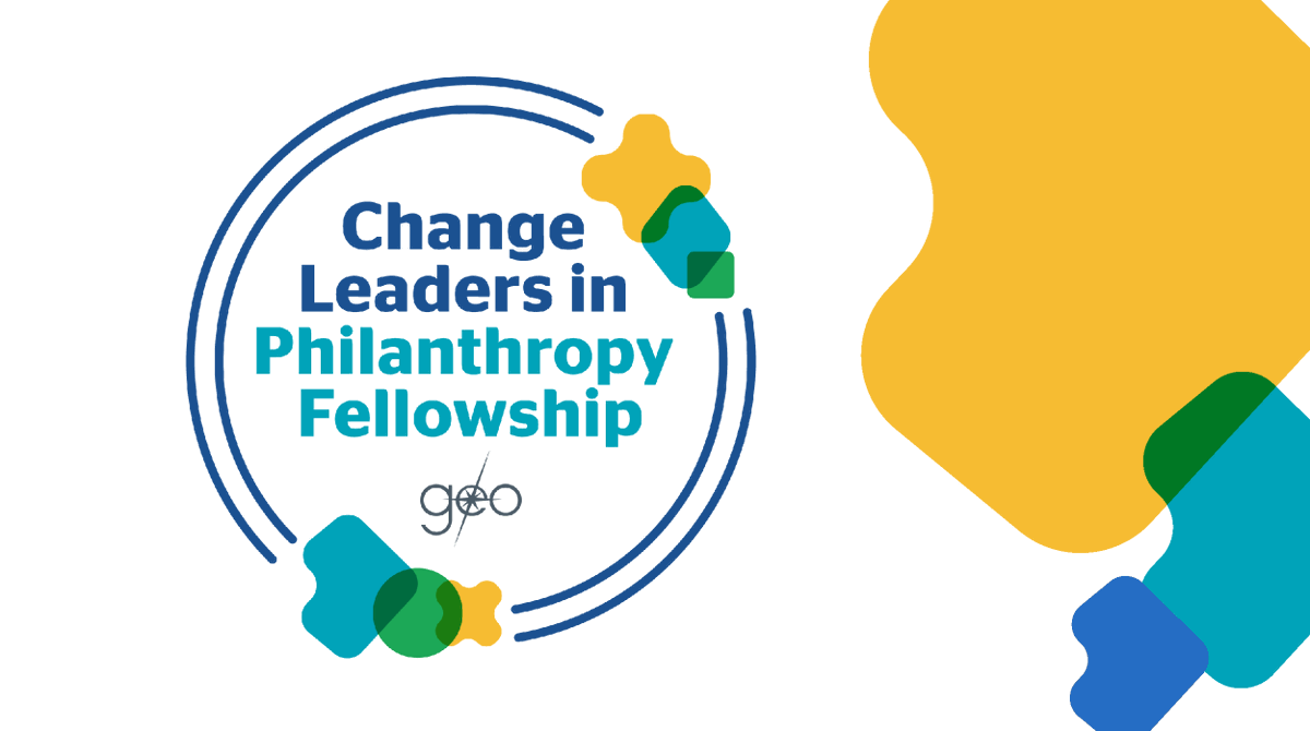 Applications for GEO’s Change Leaders in Philanthropy Fellowship are OPEN!

Join your peers to explore how you can shepherd organization-wide change in grantmaking culture &amp; practice. Apply Here: bit.ly/3q2NJgX