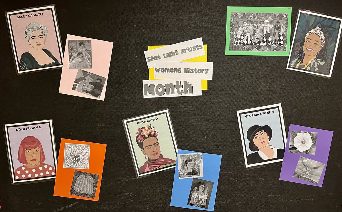 MsLoeperSLMS's tweet image. Recognizing Women’s History Month in Art. Do you have a favorite female Artist?