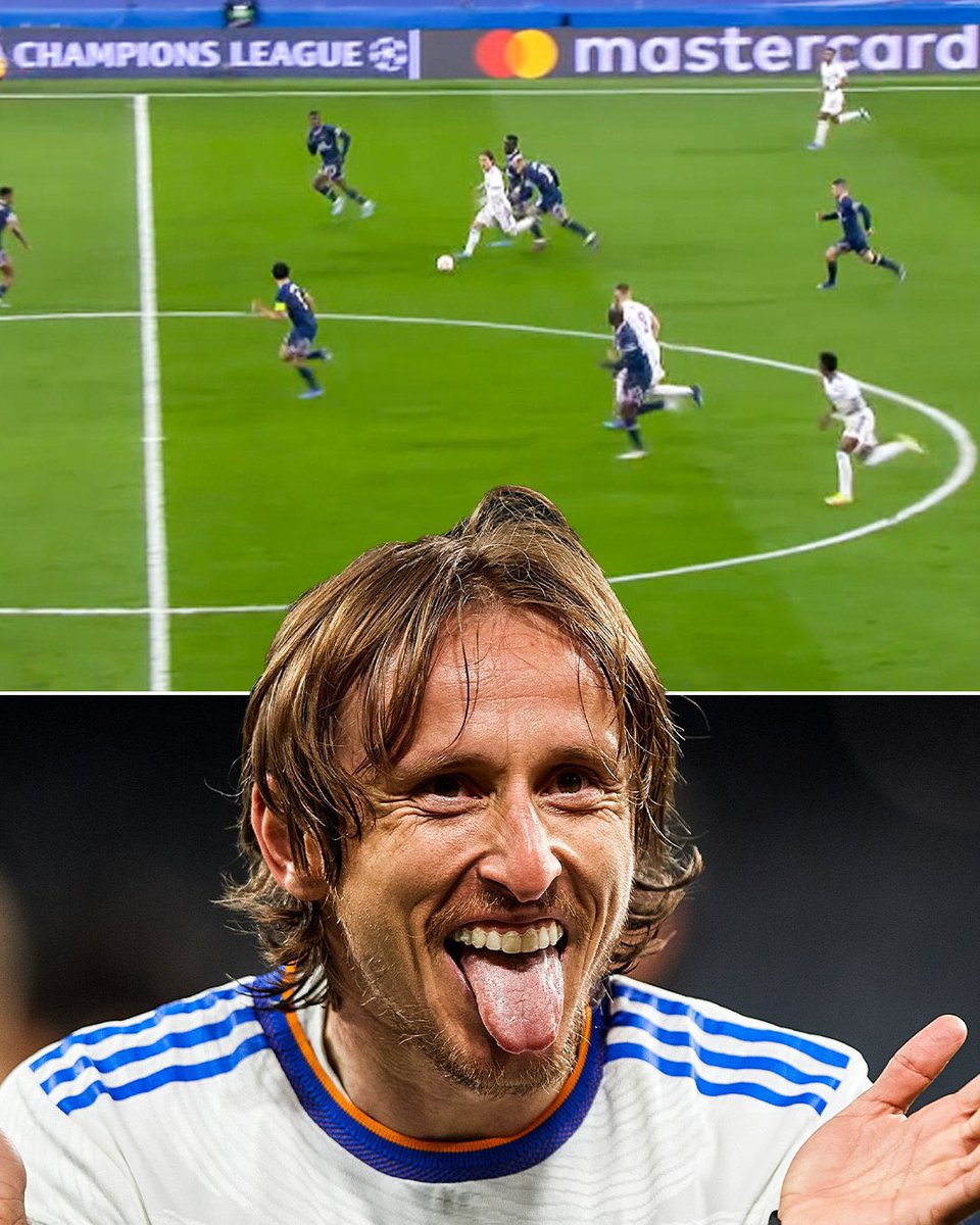 🌟📸 Luka Modric, lors de #RealPSG 👑. Je suis toujours sous le choc de sa prestation ce soir là. 👀