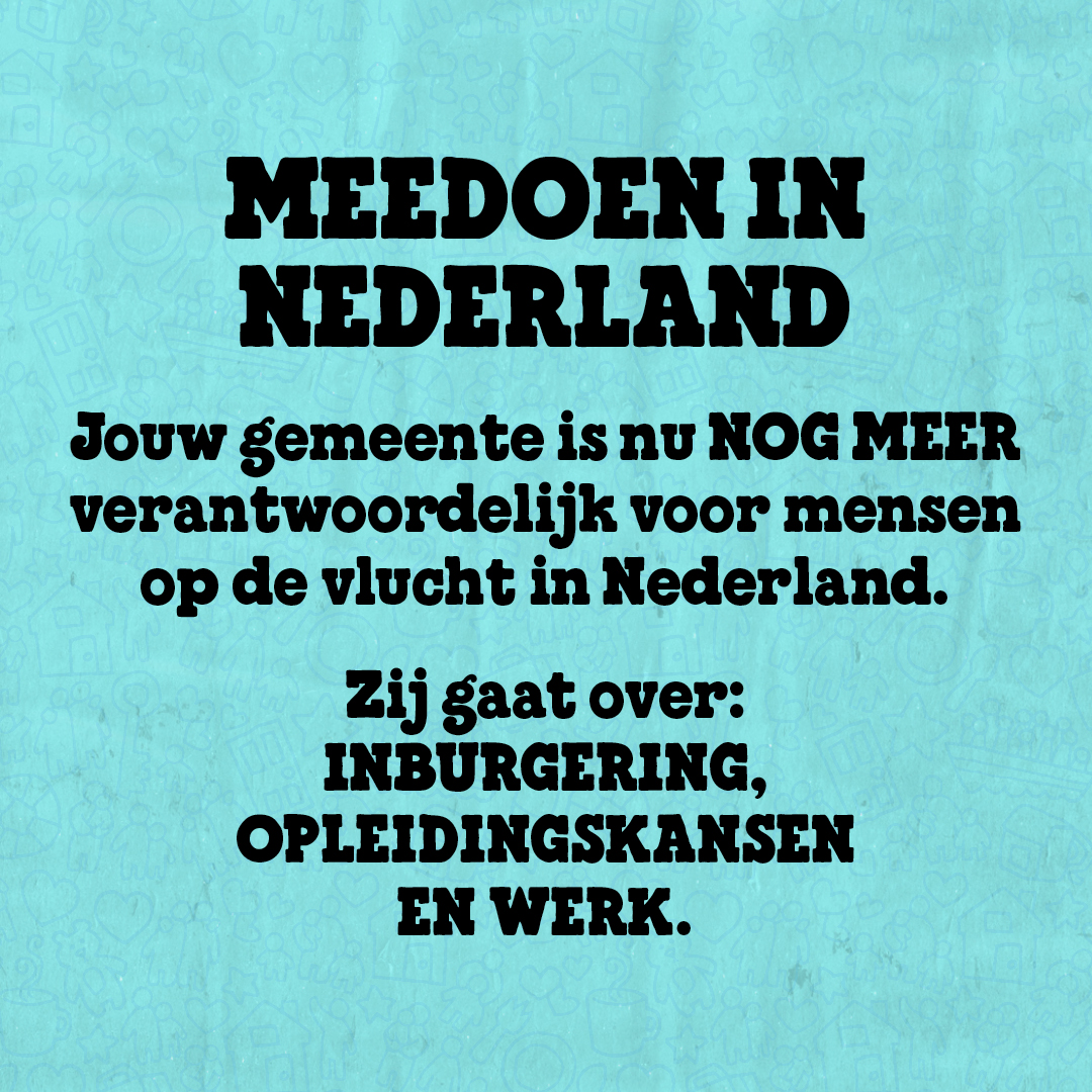 BenJerrysNL's tweet photo. Refugees Welcome! De gemeente bepaalt over de toekomst van jou EN van mensen op de vlucht. Laat jij 16 maart ook je stem horen voor een gemeente waarin vluchtelingen welkom zijn? https://t.co/2sqqS6MtDC