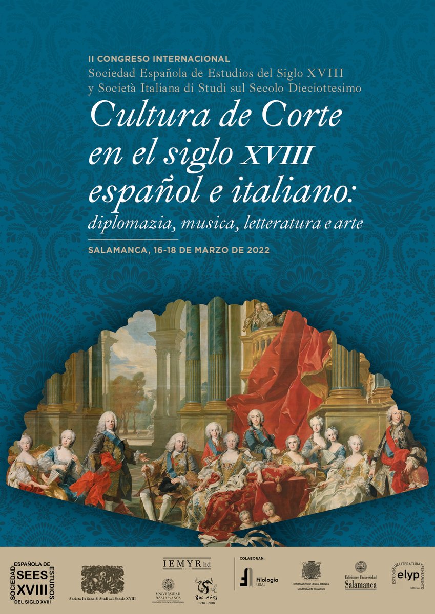 usal's tweet photo. #16DeMarzo | El Instituto de Estudios Medievales (@IEMYRhd) organiza un congreso internacional sobre la Cultura de Corte en el siglo XVIII.
➡️https://t.co/wwWCHZZed5 https://t.co/6fl2Url6WE