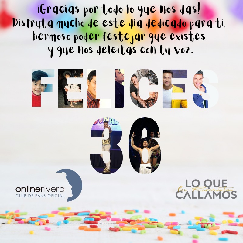 Online_RiveraP's tweet photo. ¡Gracias por todo lo que nos das! 
Disfruta mucho de este día dedicado para ti, hermoso poder festejar que existes y que nos deleitas con tu voz .

#Felices36CarlosRivera 
CARLOS RIVERA https://t.co/8YaoGLdnca