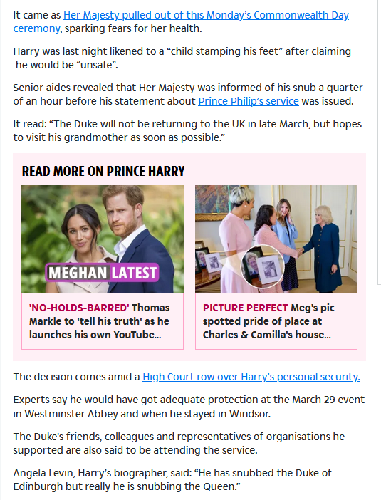 snigskitchen's tweet photo. Exhibit 59: #MemorialGate
Harry castigated for missing Philip memorial, described as "petulant" "child stamping his feet" for raising safety concerns. William and Kate miss Margaret & Queen Mother memorial to continue a skiing holiday, with no cricitism. https://t.co/oxWNFGykMg