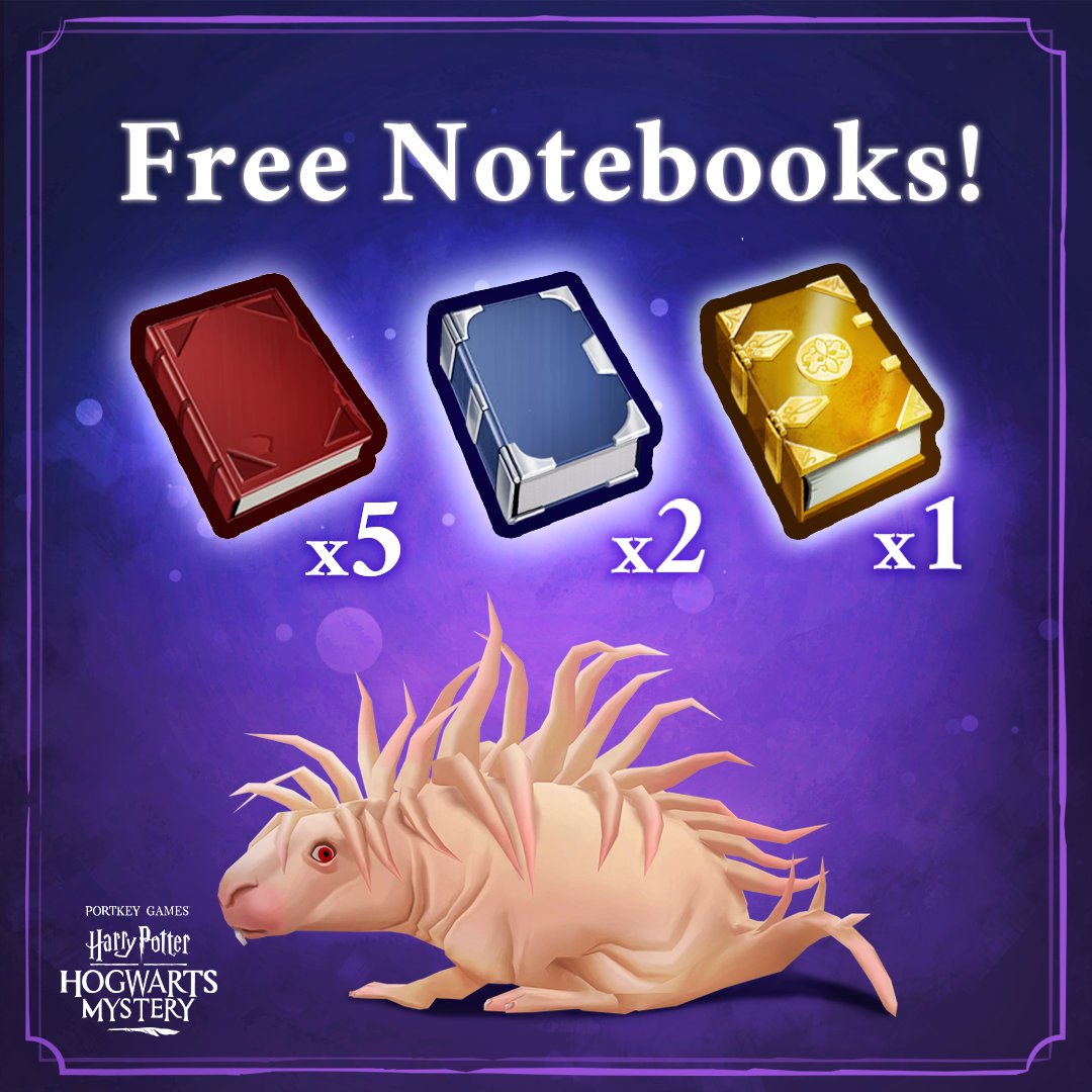 Harry Potter Hogwarts Mystery on Twitter "Here's some notebooks as a