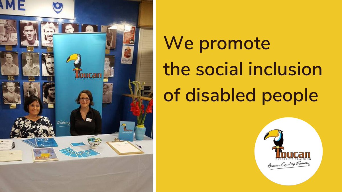 ToucanDiversity's tweet photo. With our training we aim to educate and increase awareness of the issues disabled people face. Help us close the disability perception gap and see how our training could help you and your employees. https://t.co/qBFRk1SPFv #DisabilityAwarenessTraining https://t.co/548ZKRXakA